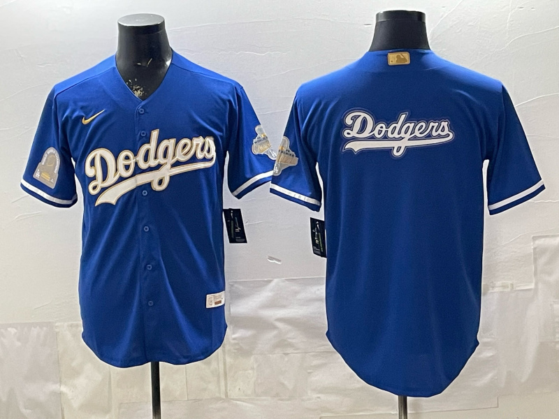 Men Los Angeles Dodgers blank blue Game Nike MLB Jersey 04040010